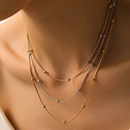 Sweet Minimalist Star Heart Shape Butterfly Titanium Steel 18K Gold Plated Bracelets Anklet