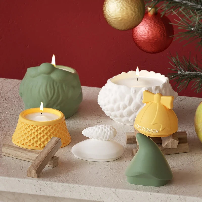 Christmas Cute Santa Claus Silica Gel