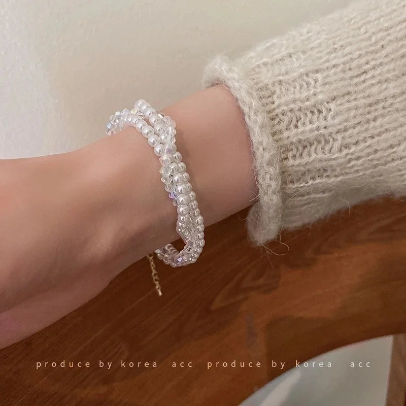 Fashion Star Heart Shape Butterfly Artificial Pearl Bracelets