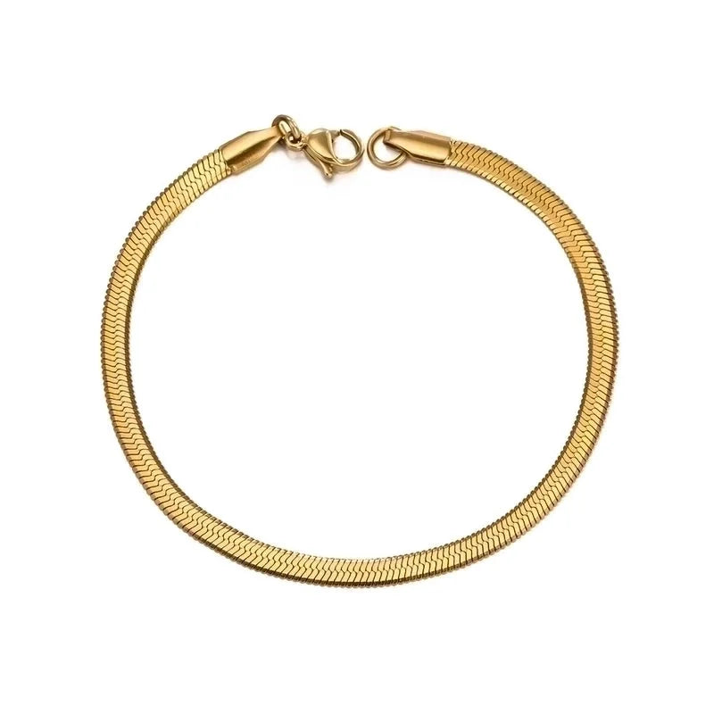 Fashion Geometric 304 Stainless Steel Stainless Steel Bracelets In Bulk