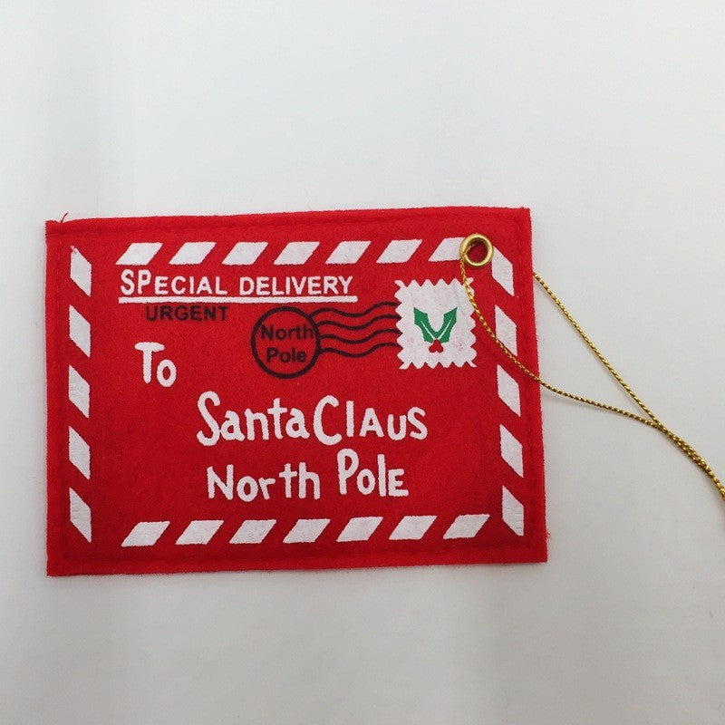 Christmas Fashion Letter Party Hanging Ornaments