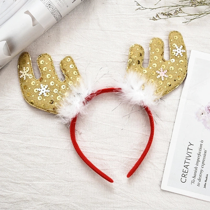 Christmas Cute Santa Claus Antlers Party Costume Props