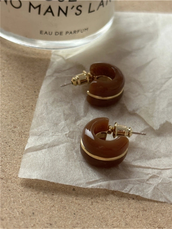 1 Pair Vintage Style Geometric Plating Copper Earrings