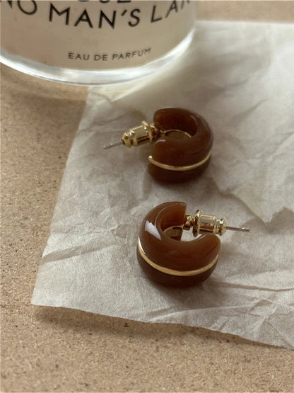 1 Pair Vintage Style Geometric Plating Copper Earrings