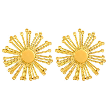 1 Pair Elegant Streetwear Geometric Plating 304 Stainless Steel Ear Studs