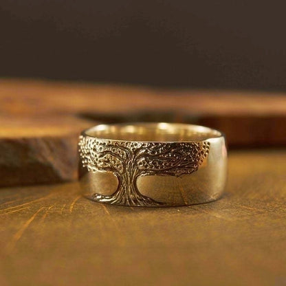 1 Piece Minimalist Tree Alloy Carving Women's Rings