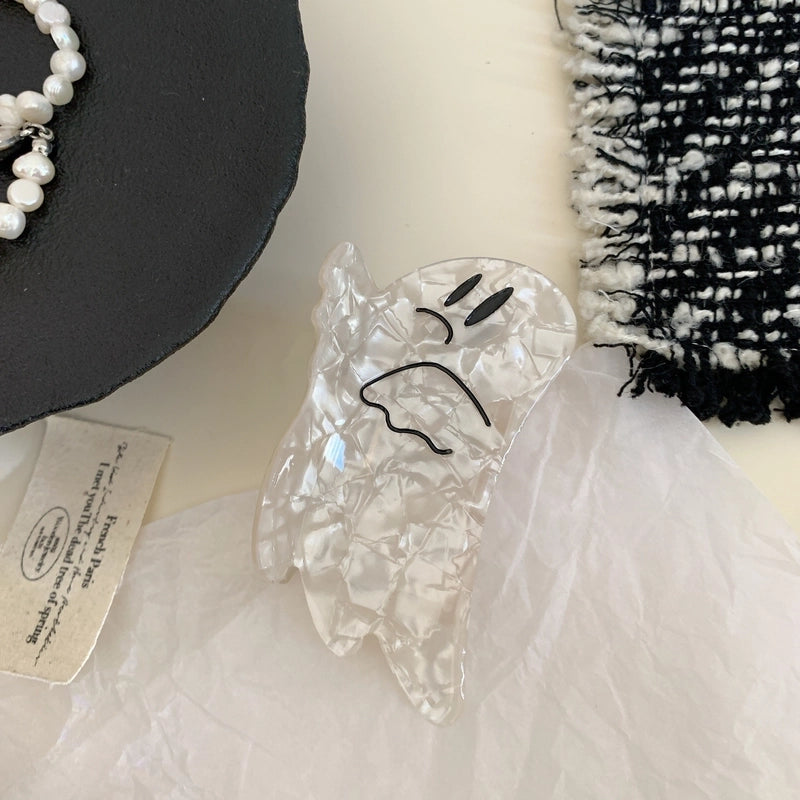 Halloween IG Style Women's Pumpkin Castle Ghost Acetic Acid Sheets Hair Claws