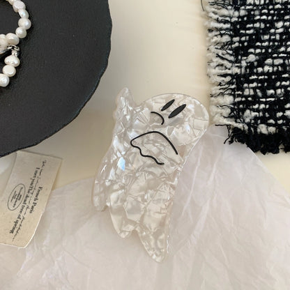 Halloween IG Style Women's Pumpkin Castle Ghost Acetic Acid Sheets Hair Claws