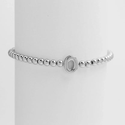 Copper Minimalist Plating Letter Bracelets