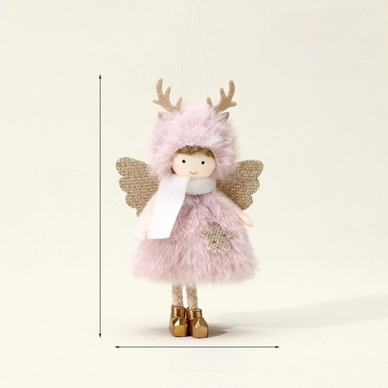 Christmas Angel Cloth Plush Party Hanging Ornaments