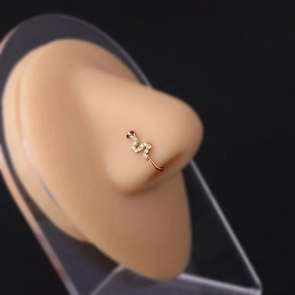 Nose Rings & Studs Fashion Geometric Copper Plating