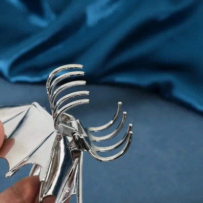 Halloween Elegant Lady Streetwear Women's Bat Metal Plating Hair Claws