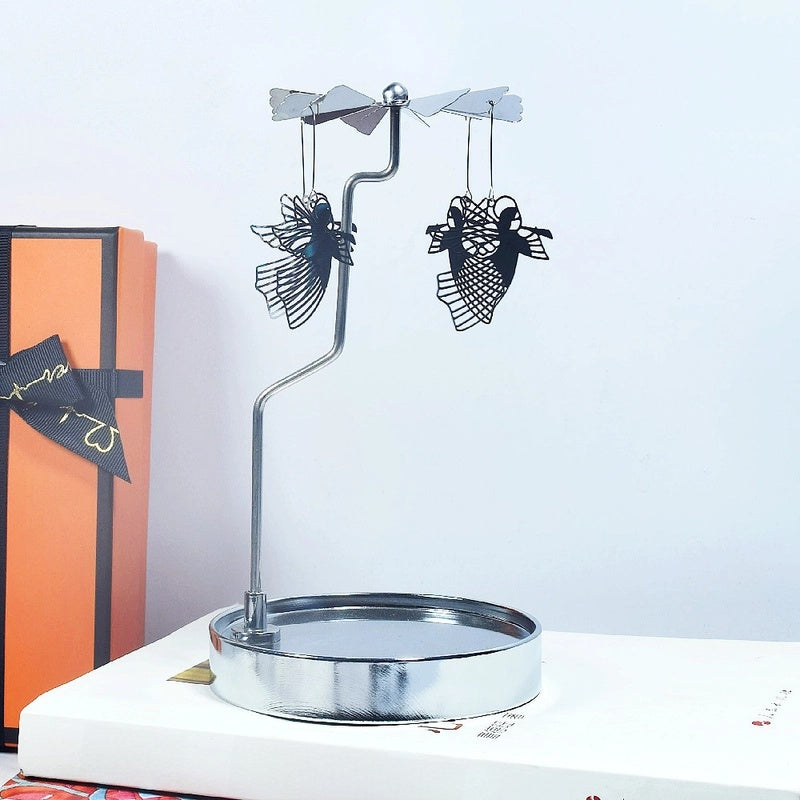 Novelty Solid Color Stainless Steel Metal Candlestick