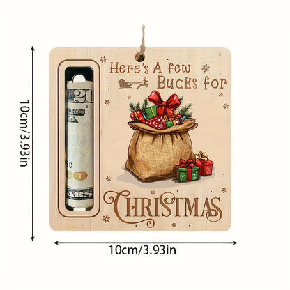 Christmas Cartoon Style Santa Claus Snowman Elk Wood Daily Festival Hanging Ornaments Decorations Hanging Ornaments