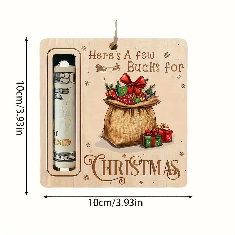 Christmas Cartoon Style Santa Claus Snowman Elk Wood Daily Festival Hanging Ornaments Decorations Hanging Ornaments