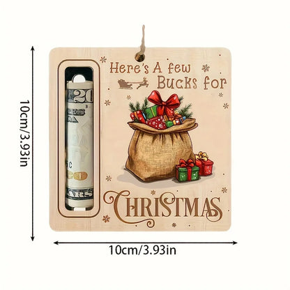 Christmas Cartoon Style Santa Claus Snowman Elk Wood Daily Festival Hanging Ornaments Decorations Hanging Ornaments