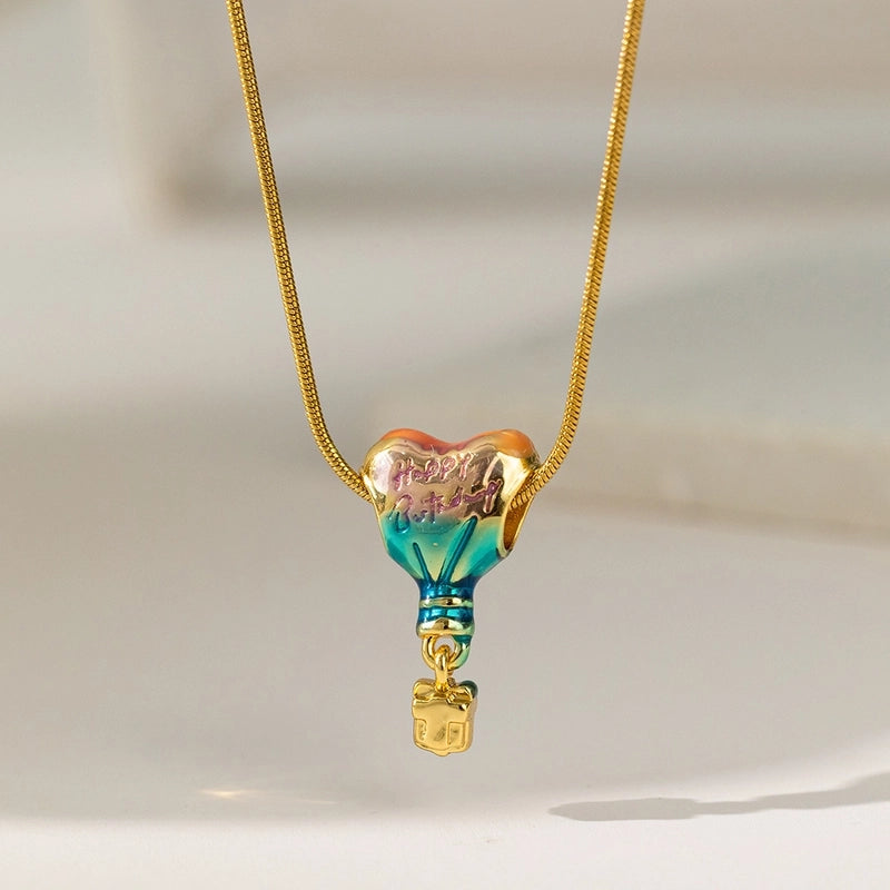 Sweet Starfish Titanium Steel Copper Alloy Zircon Inlay Stainless Steel Necklaces