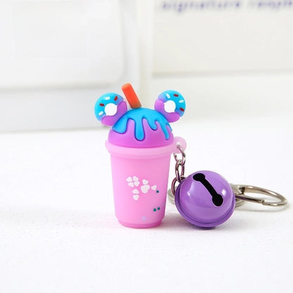 Cute Cartoon Plastic Unisex Bag Pendant Keychain