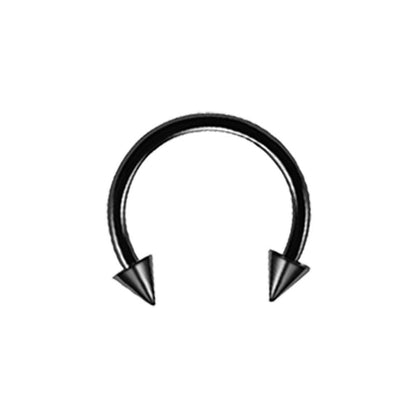 Classic Style Solid Color Stainless Steel Nose Ring In Bulk