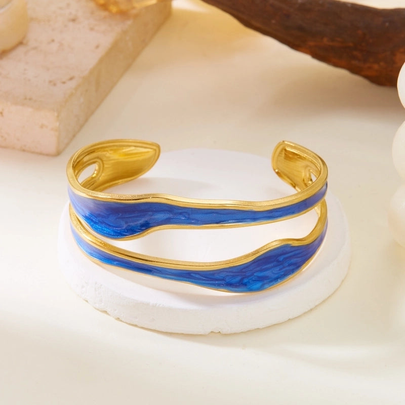 Casual Elegant Lady Heart Shape 304 Stainless Steel Bangle In Bulk