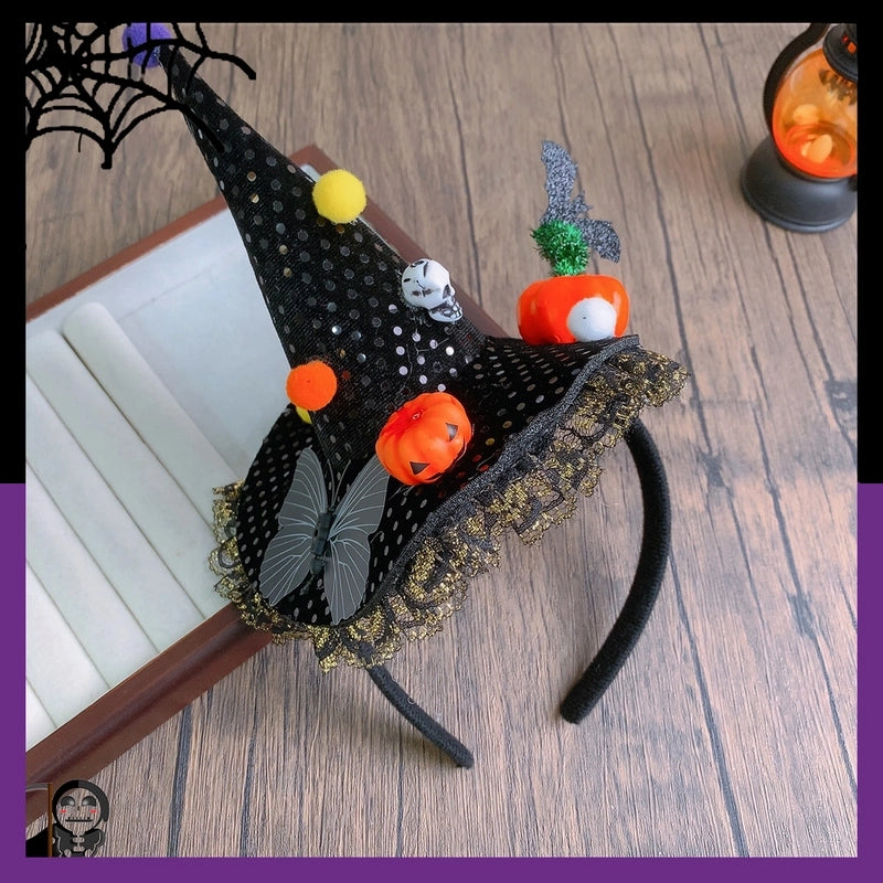 Halloween Cute Funny Pumpkin Witches Knot Skull Fabric Holiday Daily Party