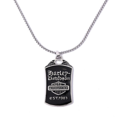 Hip-Hop Animal Skull Stainless Steel Alloy Plating Pendant Necklace