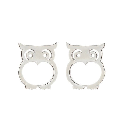 1 Pair Minimalist Animal Plating 304 Stainless Steel 18K Gold Plated Ear Studs
