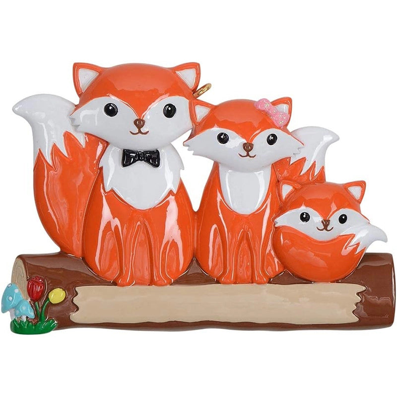 Christmas Cute Christmas Tree Bear Snowman Resin Party Hanging Ornaments