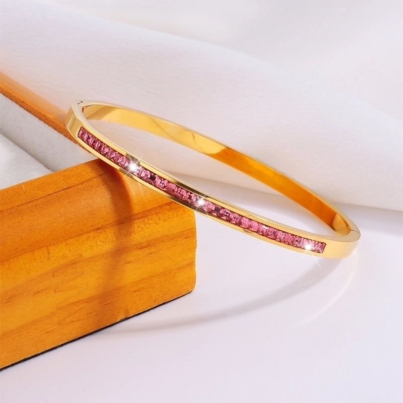 Casual Minimalist Classic Style Heart Shape 304 Stainless Steel Bangle In Bulk