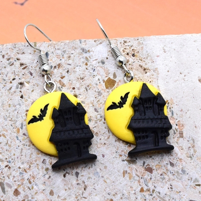 Cute Cartoon Resin Drop Earrings