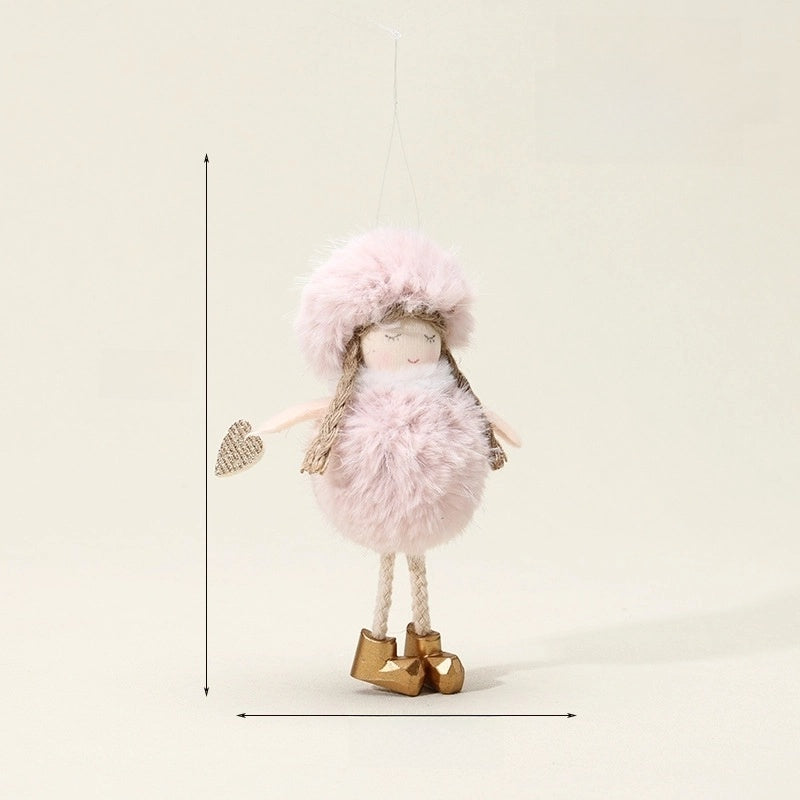 Christmas Angel Cloth Plush Party Hanging Ornaments