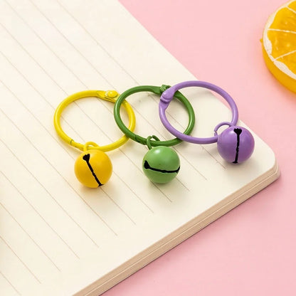 Creative Internet Red Bell Keychain Color Resin Pendant Accessories Bag Car Pendant Candy Color Hanging Material