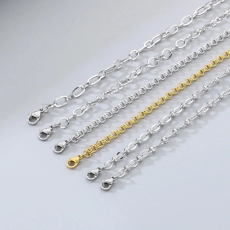 Minimalist Geometric 304 Stainless Steel 18K Gold Plated Bracelets In Bulk