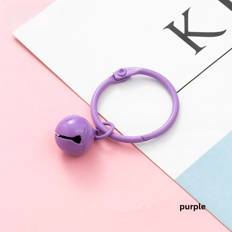 Creative Internet Red Bell Keychain Color Resin Pendant Accessories Bag Car Pendant Candy Color Hanging Material