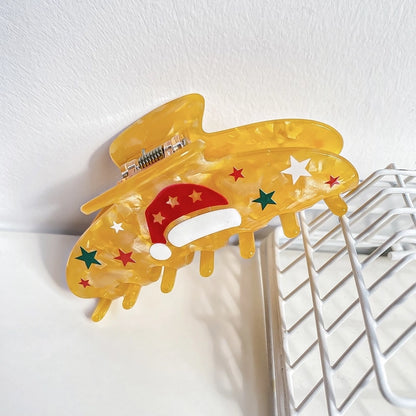 Christmas Cute Women's Christmas Hat Gingerbread Snowman Arylic Hair Claws