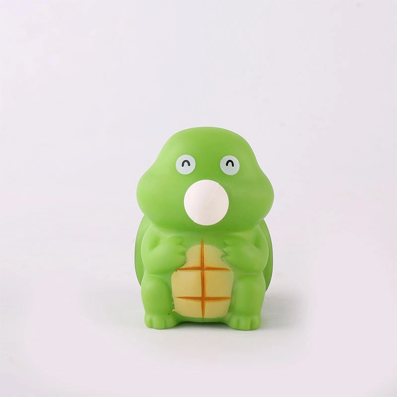 Christmas Explosions Squeeze Puff Bubble Decompression Toy Cartoon Pinch Rebound Doll Decompression Vent Vinyl Toy