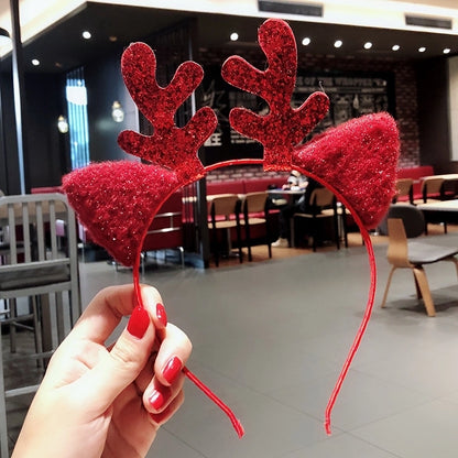 Christmas Nordic Style Cute Christmas Christmas Tree Santa Claus Antlers Flannel Holiday Shopping