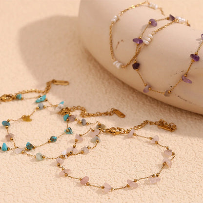 Women Minimalist Geometric Anklets