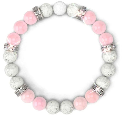 Fashion Round Artificial Crystal Turquoise Beaded Bracelets