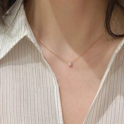 Glam Lady Solid Color 304 Stainless Steel Layered Necklaces