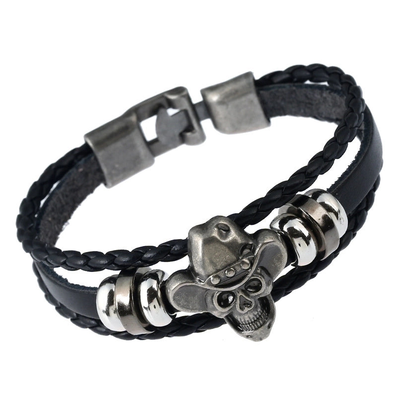 Fashion Geometric Halloween Unisex Bracelets