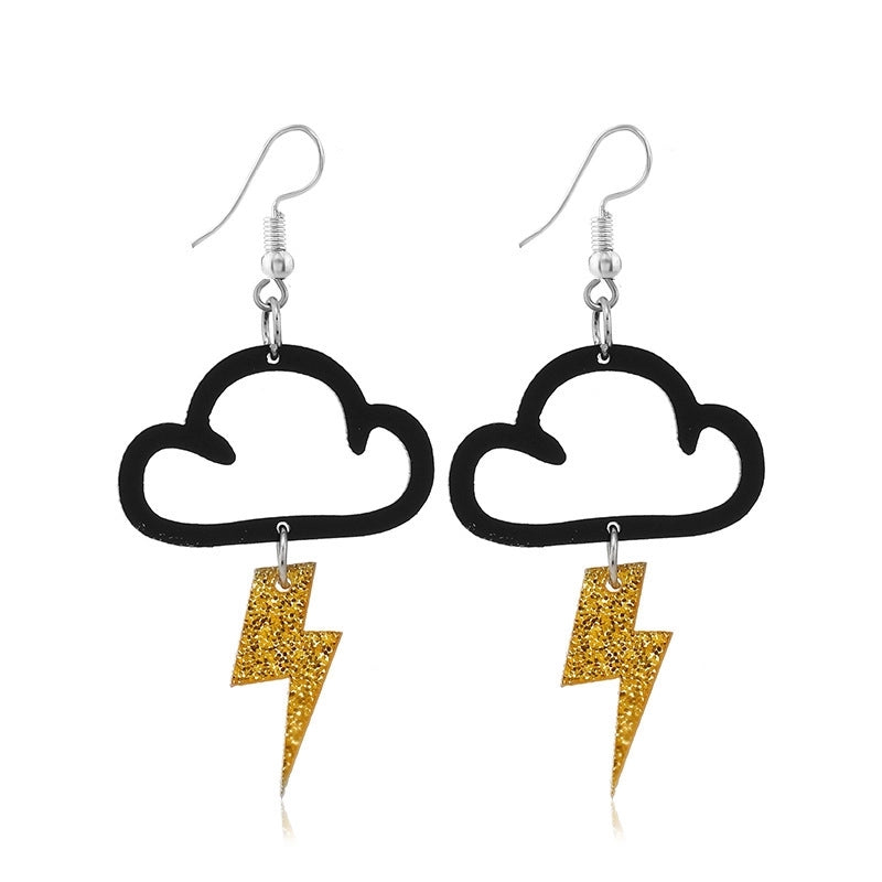 6 Pieces Gothic Cat Spider Alloy Women'S Drop Earrings 1 Pair