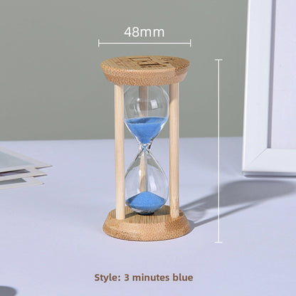 Creative Bamboo Fluorescent Timer Home Bedroom Ornaments 1-30 Minutes Luminous Time High Sense