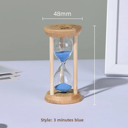 Creative Bamboo Fluorescent Timer Home Bedroom Ornaments 1-30 Minutes Luminous Time High Sense