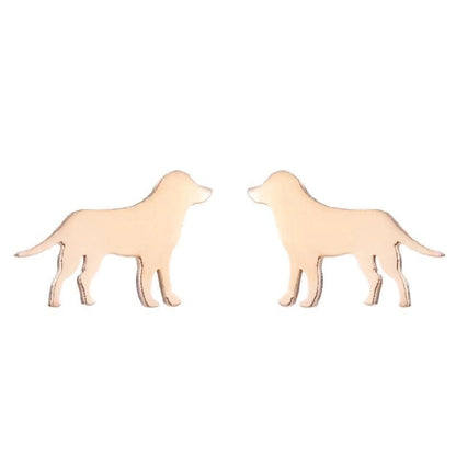 1 Pair Fashion Animal Plating 304 Stainless Steel 18K Gold Plated Ear Studs