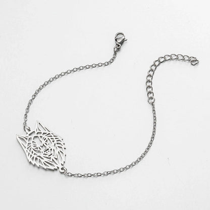 Fashion Animal 201 Stainless Steel 18K Gold Plated No Inlaid Bracelets In Bulk