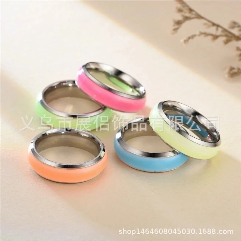 5 Pieces Fashion U Shape Stainless Steel Rings Stainless Steel Rings