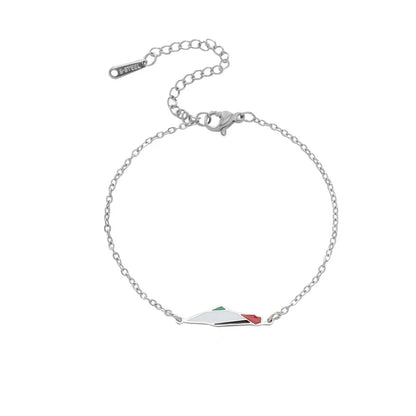 Retro Map Titanium Steel Bracelets Drawstring Bracelets In Bulk