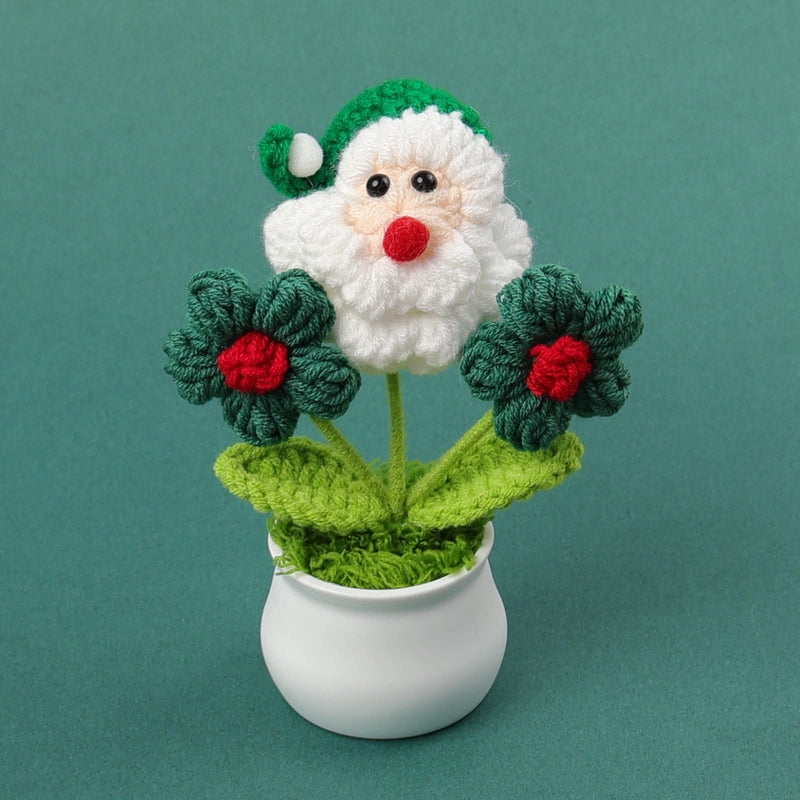 Christmas Pastoral Christmas Tree Plastic Yarn Party Ornaments