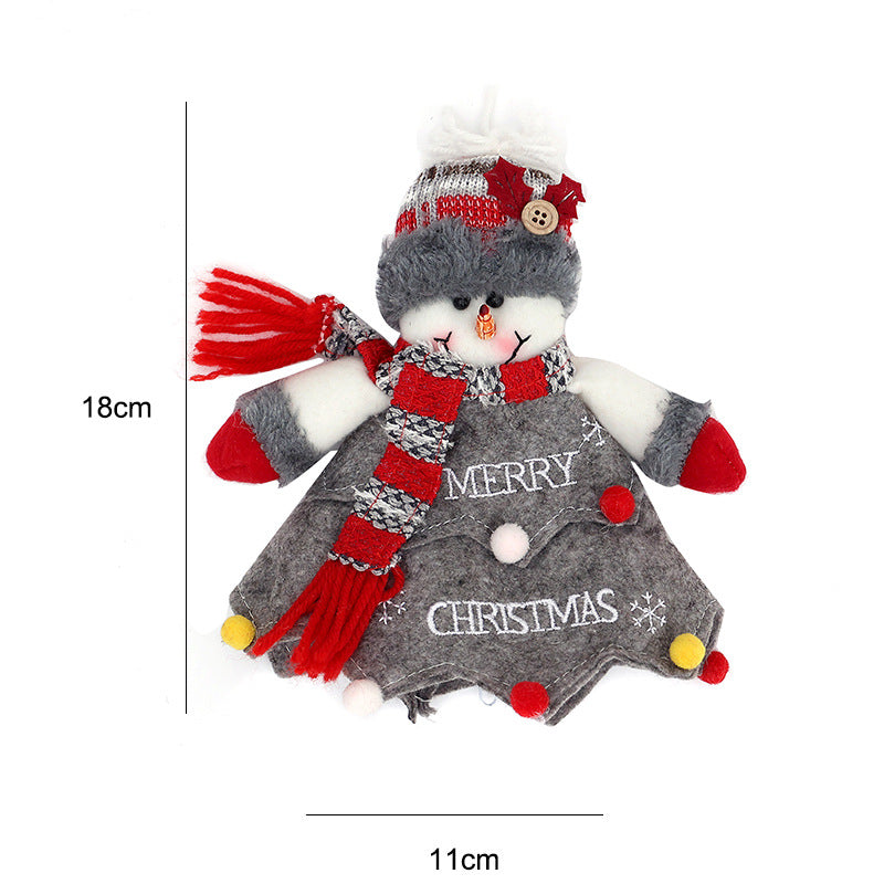 Christmas Gift Bag Candy Bag Christmas Decoration Burlap Santa Claus Apple Bag Gift Bag